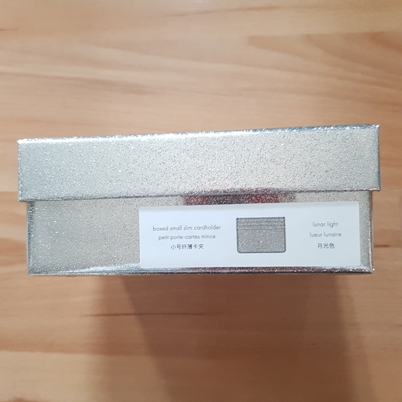 Kate Spade Cardholder and Box-Silver Glitter - Picture 7 of 8